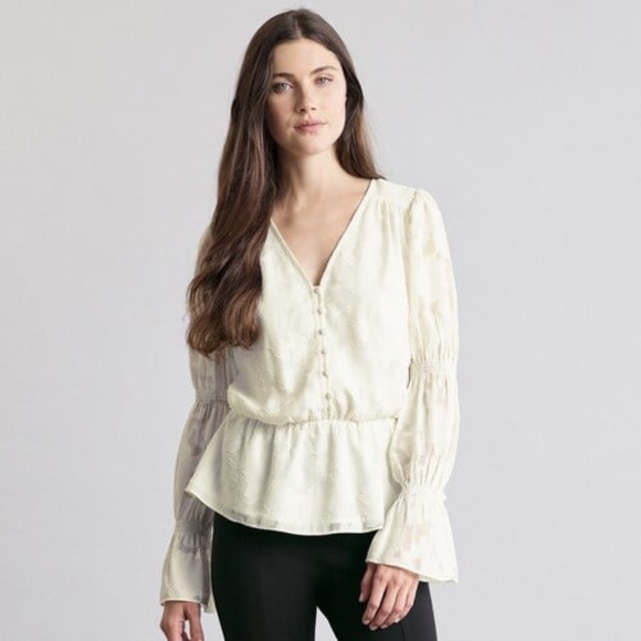 elizabeth and james peplum top